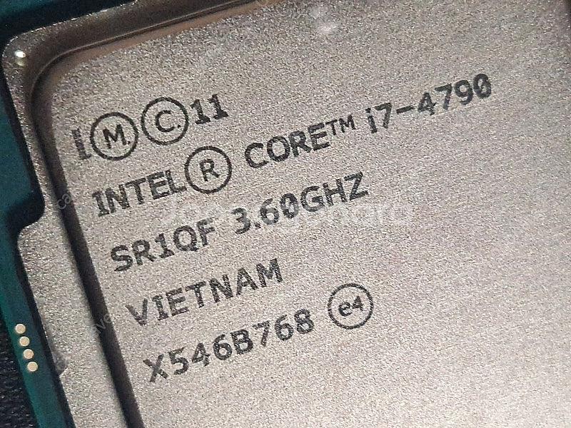 인텔 i7-4790 CPU 반택포 3.9만 급처--1