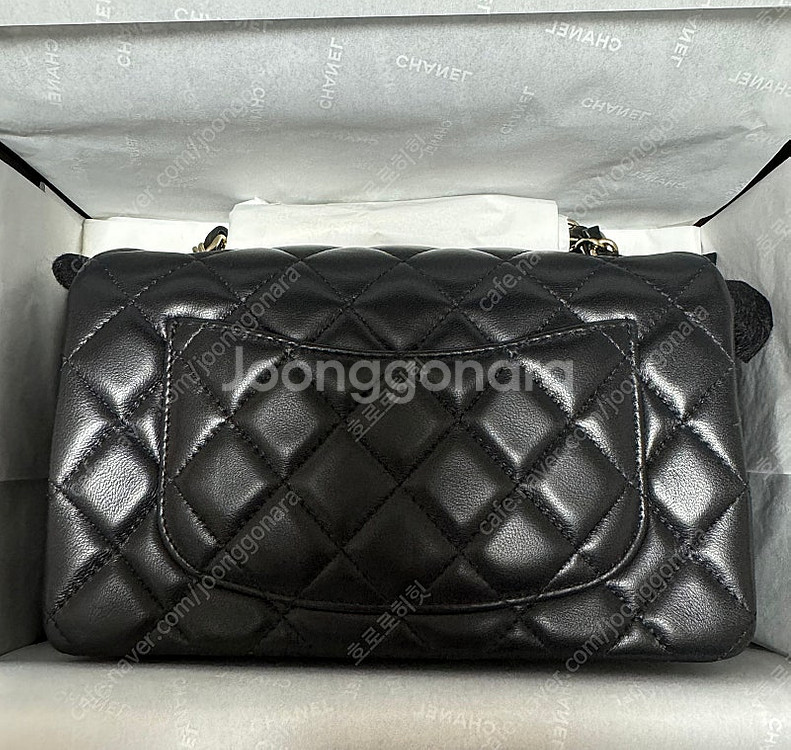 샤넬 클래식 미니 뉴미니 블랙 새상품--1