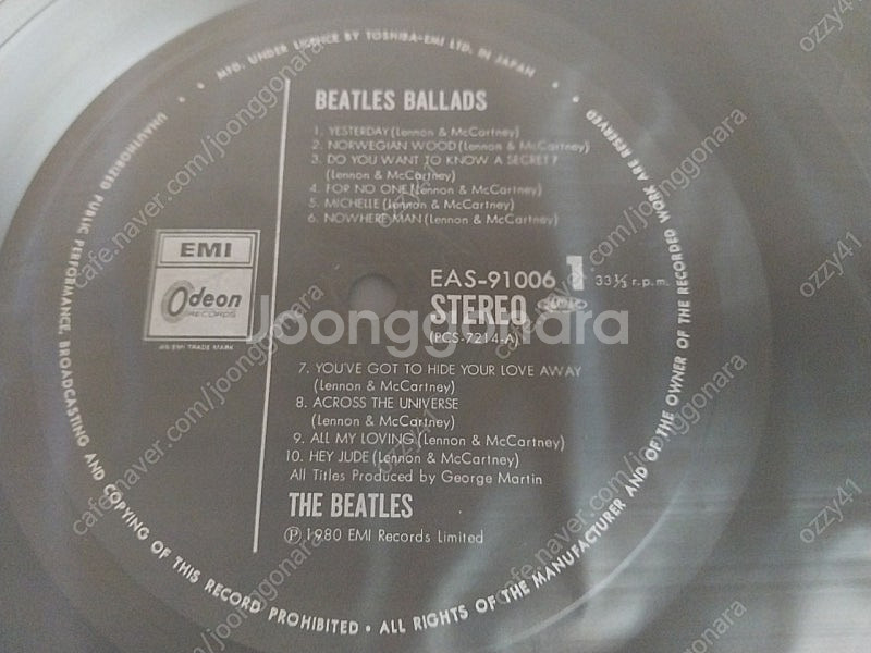 수입 THE BEATLES 비틀즈 엘피 LP--2