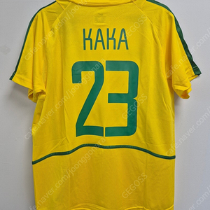 2002 브라질 홈 레트로 축구 유니폼 카카