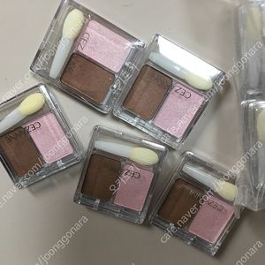 세잔느 투컬러 아이섀도우 팔레트 핑크브라운 개당 5000원