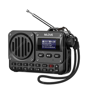 클래식 FM 라디오 소형 미니 레트로 MLOVE BV800