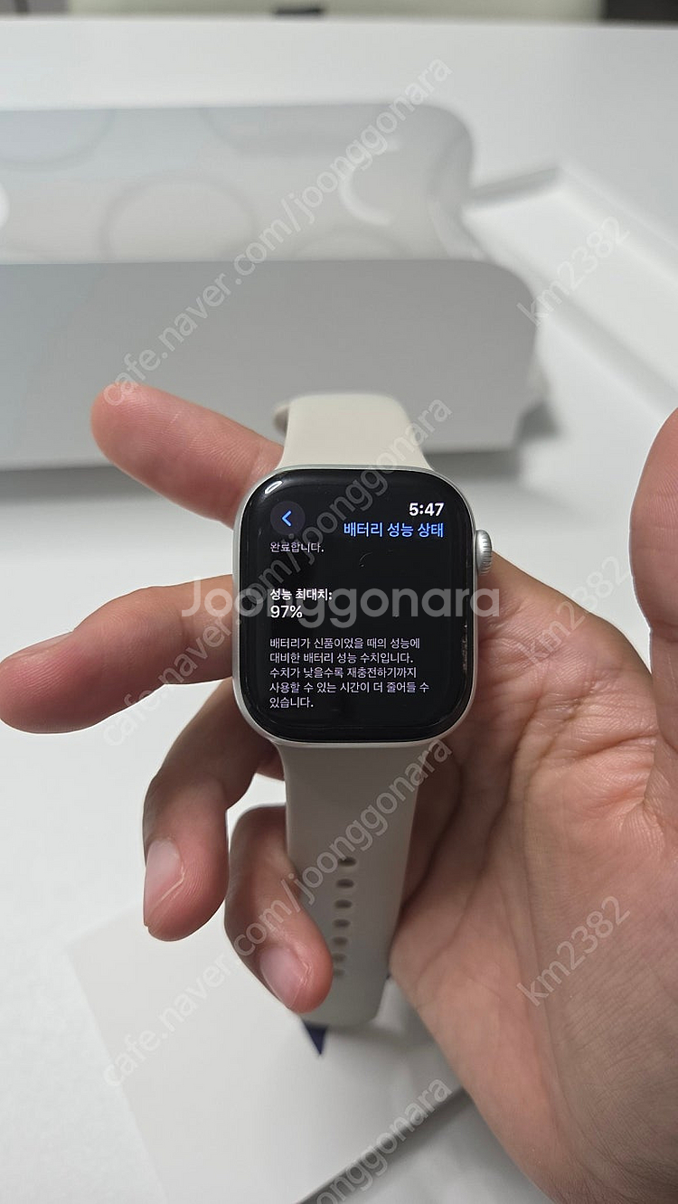 애플워치10 42mm 실버 알루미늄--2