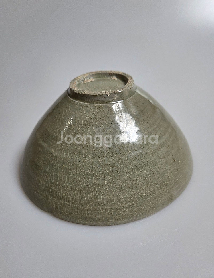 고도자기 고려전기 고려청자 앵무운문(鸚鵡雲文) 다완--3