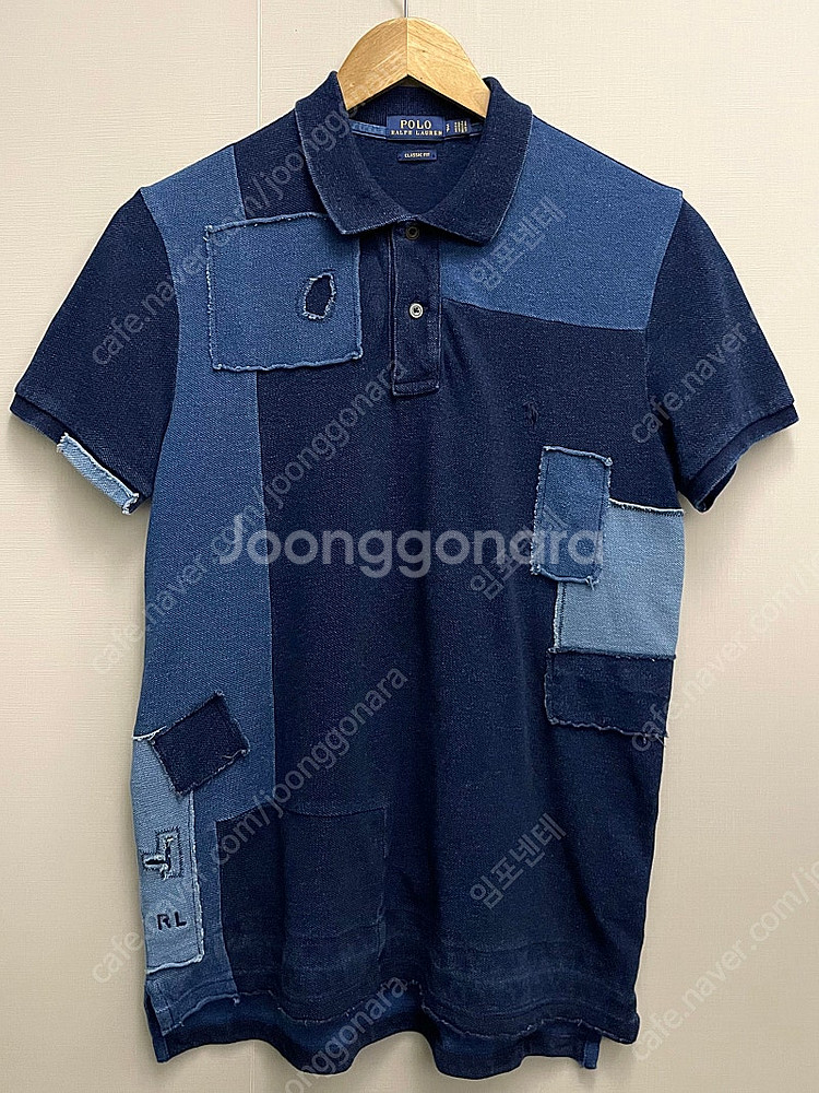 (S)POLO 폴로랄프로렌 코튼 패치워크 PK 반팔 카...--0