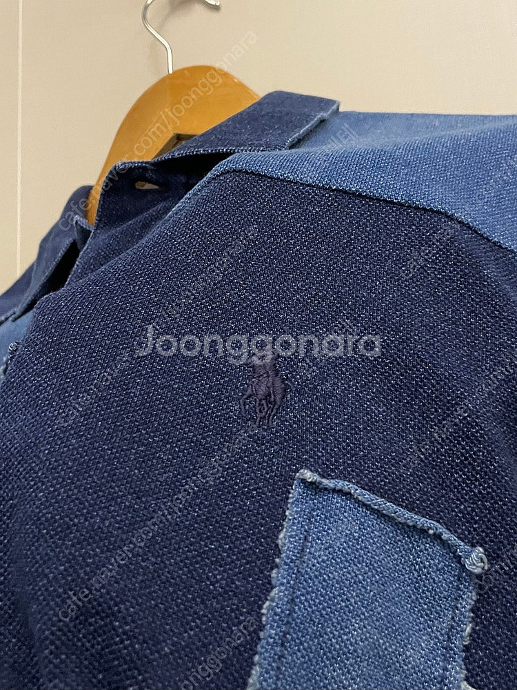 (S)POLO 폴로랄프로렌 코튼 패치워크 PK 반팔 카...--4