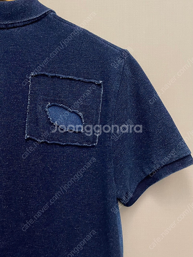 (S)POLO 폴로랄프로렌 코튼 패치워크 PK 반팔 카...--7