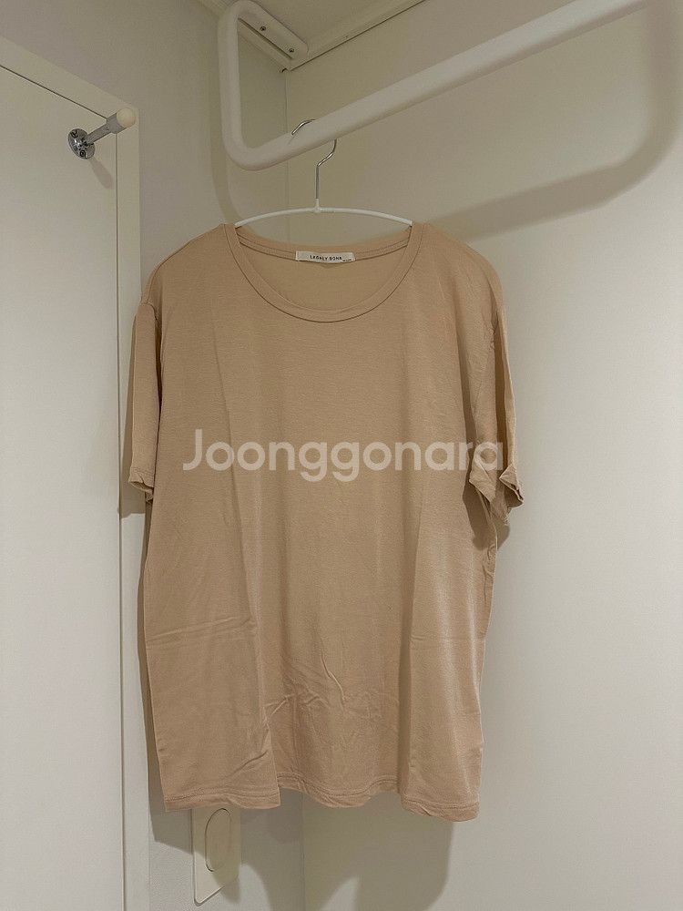 텐셀티 기본 반팔티셔츠 베이지--6