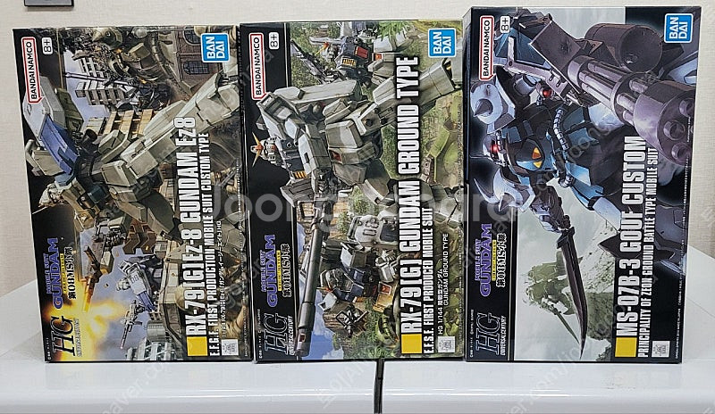 반다이 건담 hguc hg 리벤볼프,지쿠악스,네모,노벨,마라사이,캠퍼,짐스나이퍼,08소대등 팝니다--9