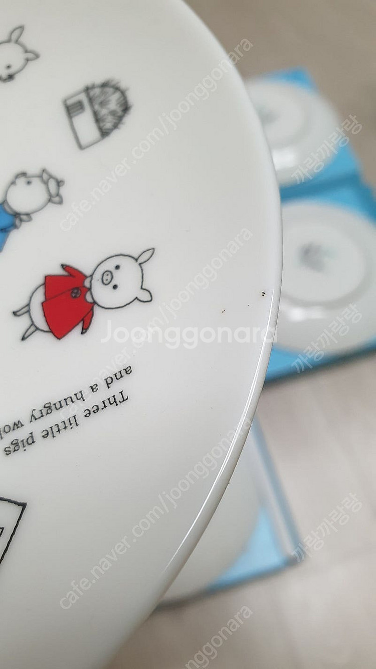 신지카토 노스텔직, 피노키오 컵, 접시 셋트 일괄판매--3