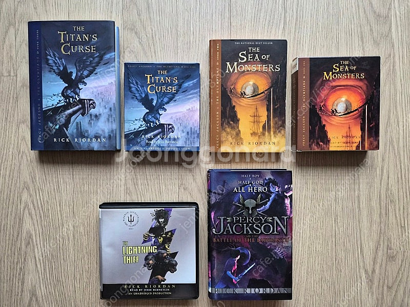 퍼시잭슨 Percy Jackson 영어원서3권과 CD--0