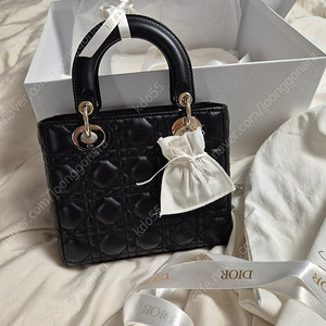 크리스찬디올. 레이디백. 스몰. 블랙.