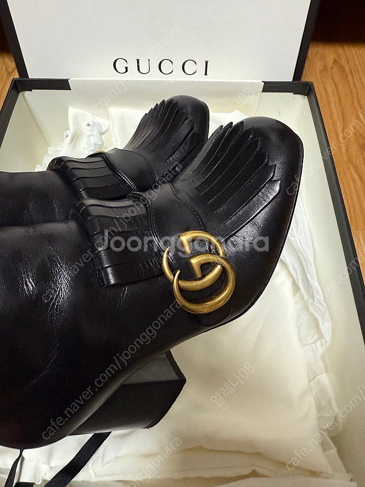 구찌 마몬트 앵클부츠35 (백화점 구매당시 박스구성)--0