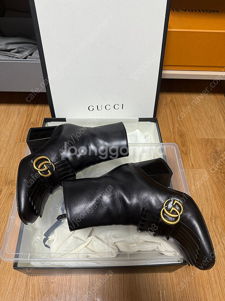 구찌 마몬트 앵클부츠35 (백화점 구매당시 박스구성)--3