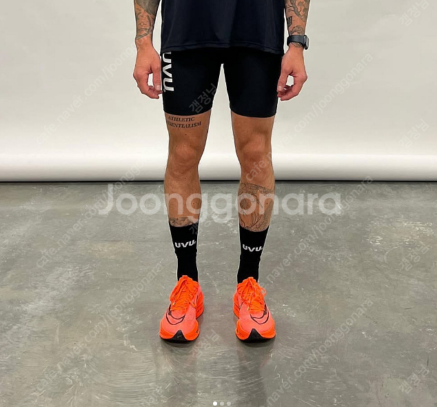 UVU 러닝 삭스 양말 블랙--1