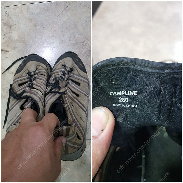 노스페이스 등산화 270-275 275 골프화 뉴발란스 신발 이미지