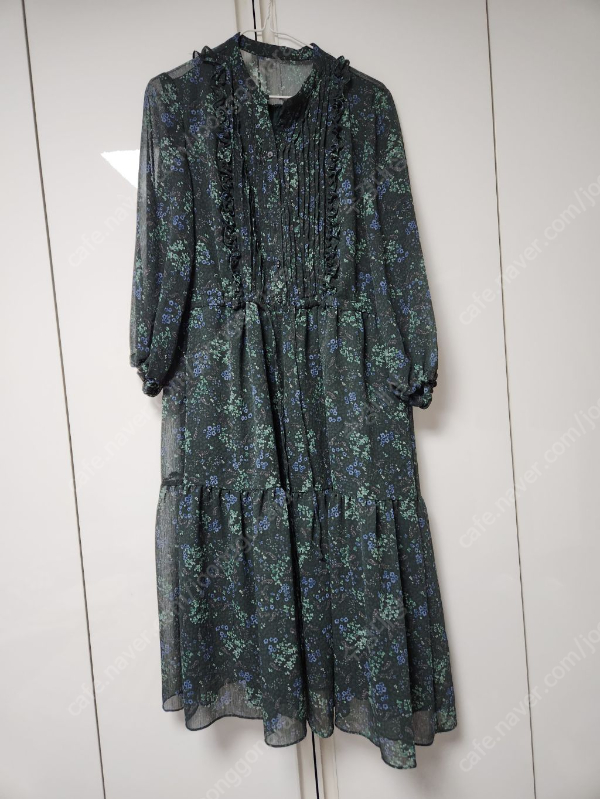 몸매커버에 좋은 여성스런원피스 77사이즈--4