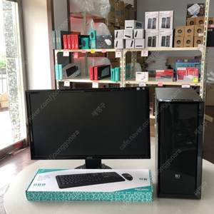 사무용 게임용 중고 PC+24인치 모니터+키보드 세트 안전포장! 무료배송