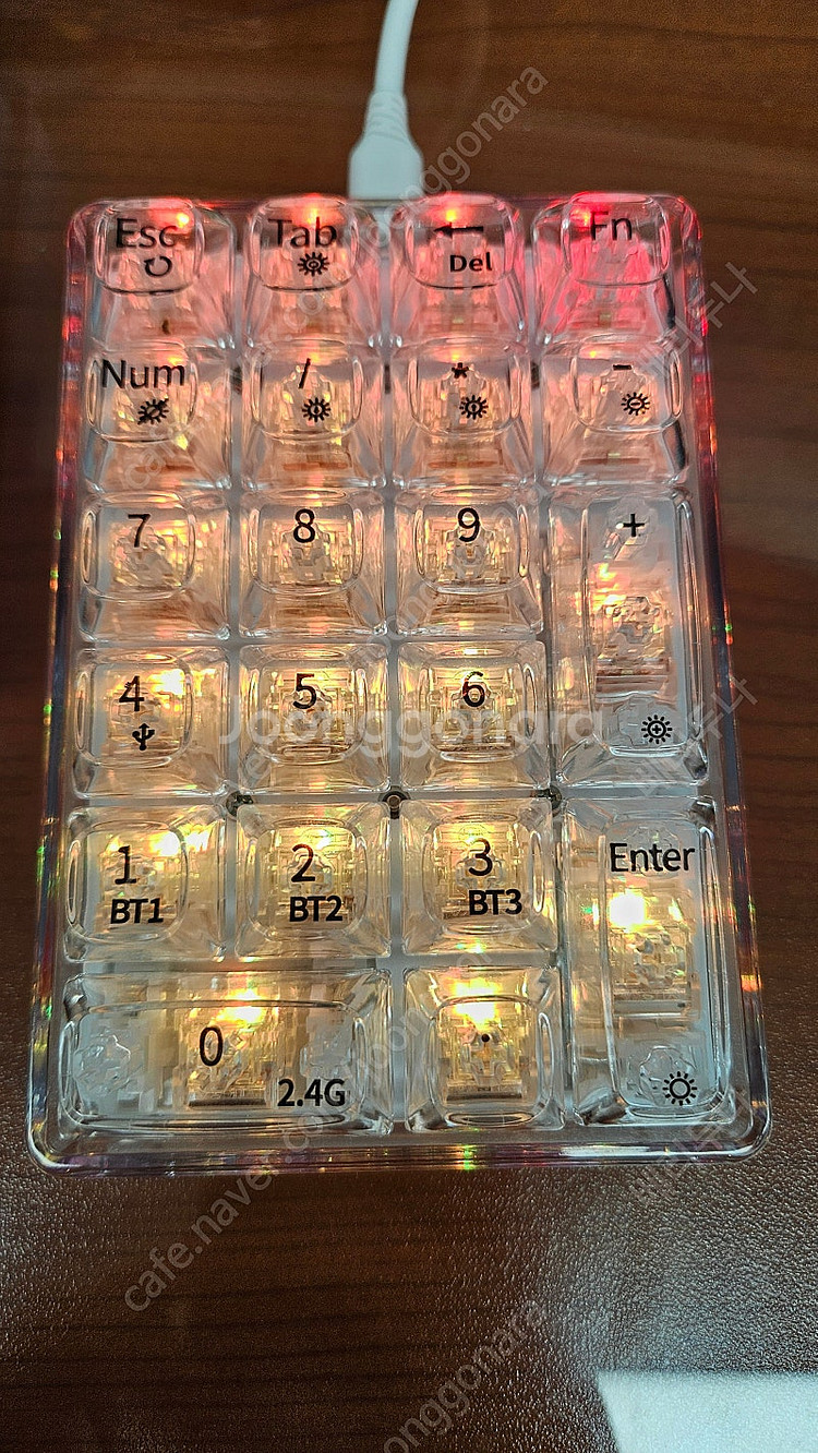 가츠 아쿠아21 투명 키패드 팝니다.--0