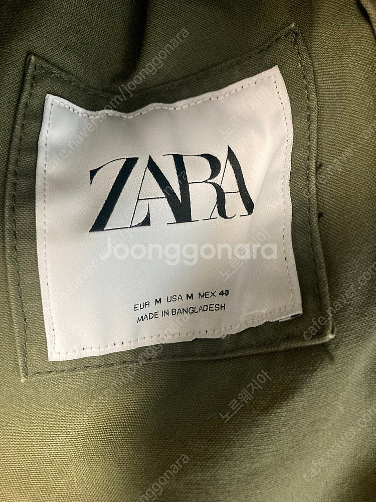 자라 후드 파카 새상품--3