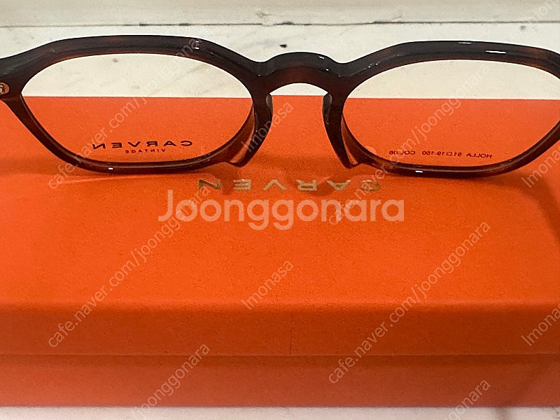 까르뱅 훌라 HOLLA/C6 딥레오파드 뿔테 현빈 안경...--4
