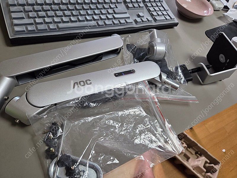 알파스캔 am400 모니터암 프리미어실버--3