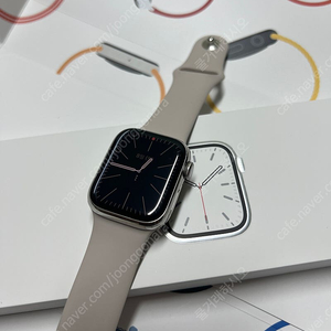 애플워치7 스테인리스 41mm 실버