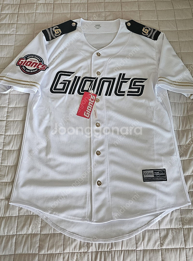 롯데자이언츠 짱구, 밀리터리 어센틱 윤동희 친필싸인 다수 사이즈 새제품 판매--2