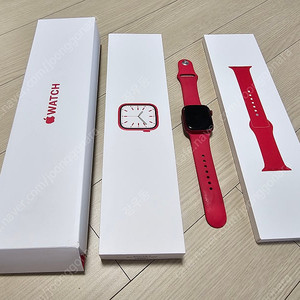 애플워치7 41mm 레드