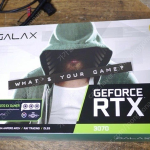 갤럭시GALAX 지포스 RTX3070 EX BLACK 8GB/무상보증 2026. 03