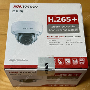 CCTV HikVision 하이크비전 네트워크 카메라 4백만화소 미사용 7만 팝니다.