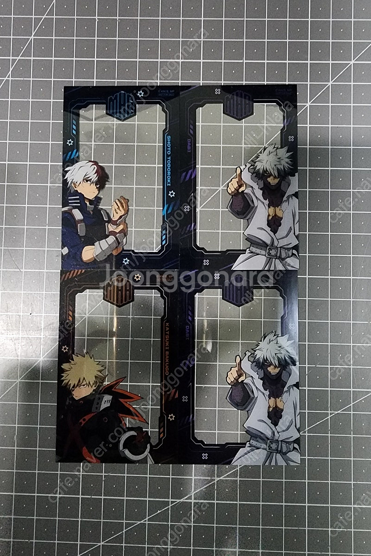 히로아카 팝퍼블 sns 특전 투명 클리어카드 4종--0