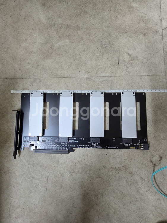 15.36TB 쿼드 레이드 PCIe 4 SSD 새것 팝니다. (인텔 D7-P5520, TLC, 3.84TB x 4)--2