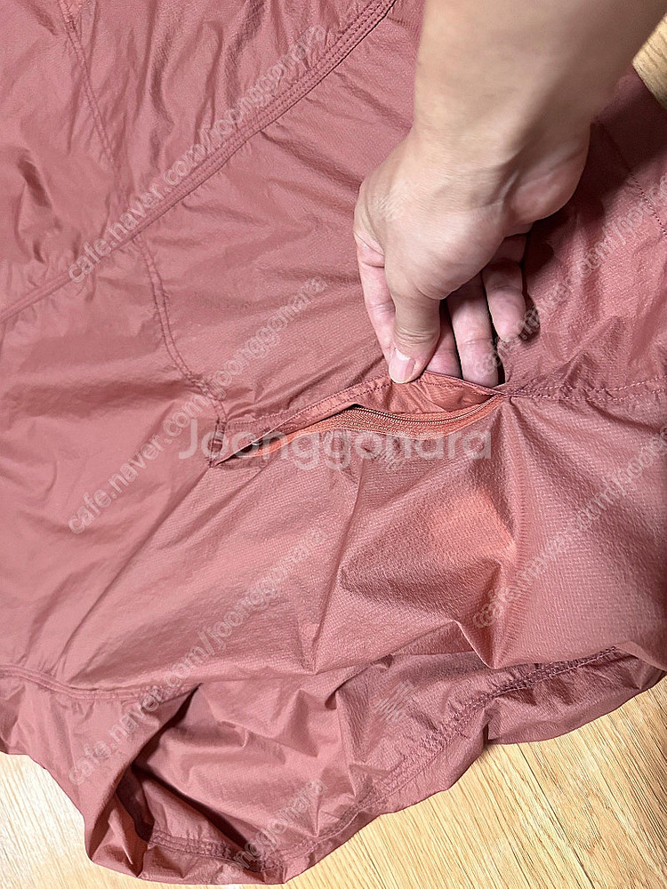 노스페이스 퍼플라벨 바람막이 나일론 립스탑 필드 아노락...--4