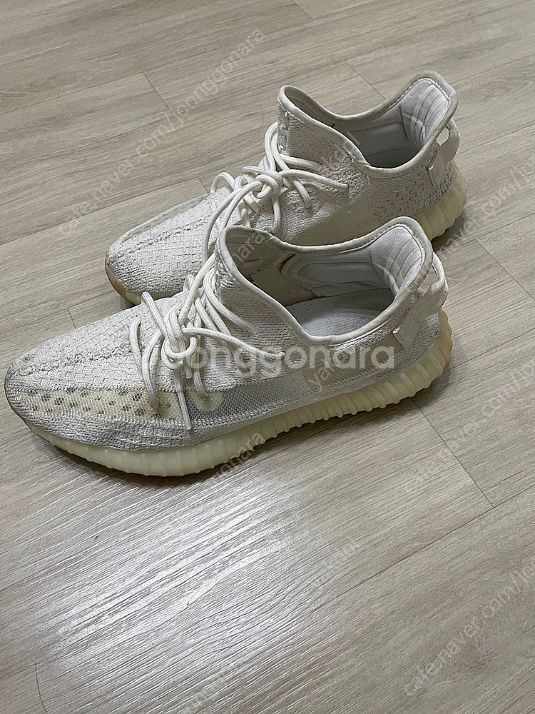 이지 부스트 350 크림 화이트 290--1