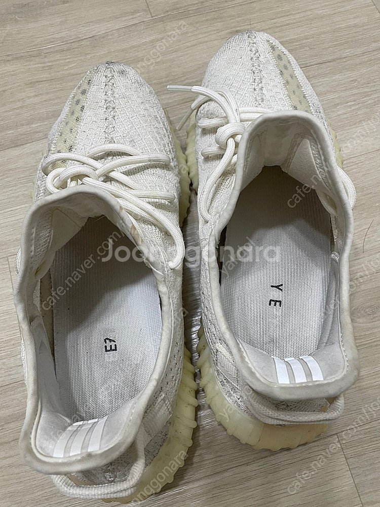 이지 부스트 350 크림 화이트 290--3