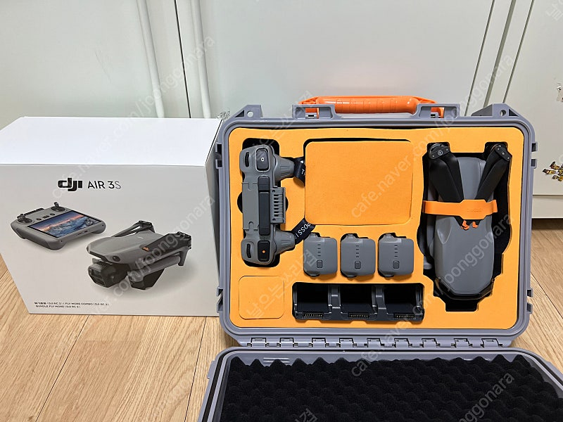 DJI 에어 3s 박스만 개봉 (비해x)(as1년)(여러 용품 일괄)--1