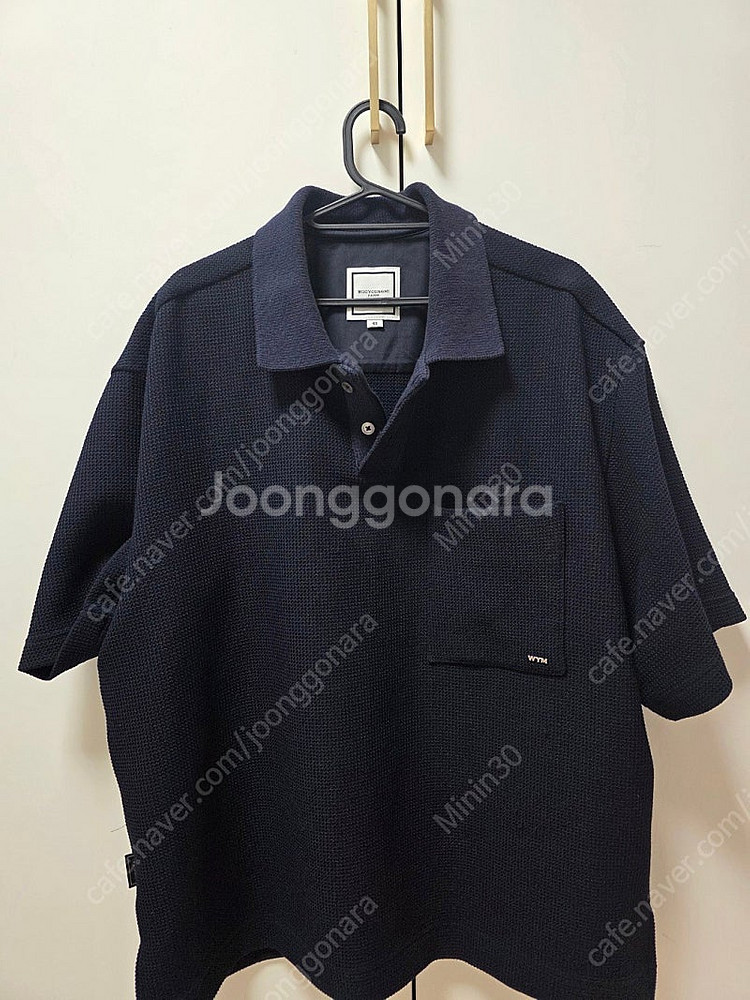 우영미 25SS 포켓 폴로 티셔츠 네이비 [48]--0
