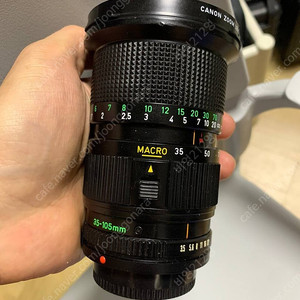 캐논 nfd 35-105mm 렌즈 팝니다.