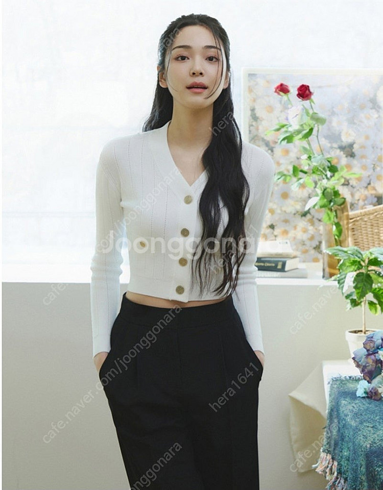 잇미샤 슬림 브이넥 가디건--0