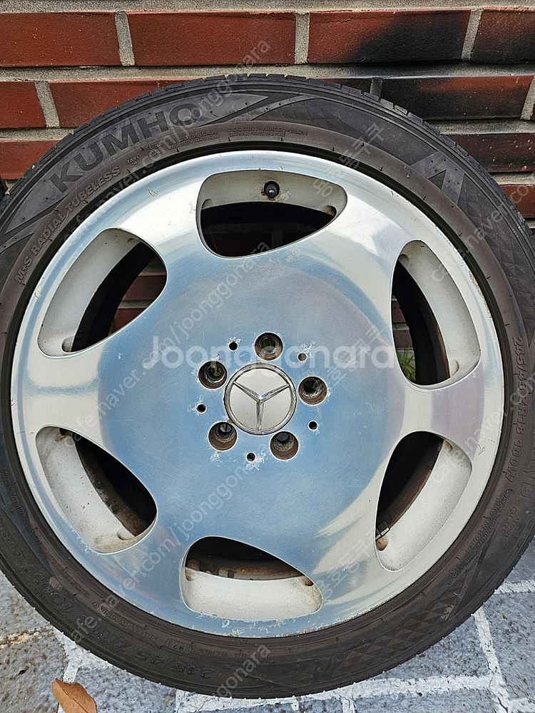 벤츠s600 떡판휠 방패휠 18인치 휠타이어 한대분 팝니다--1