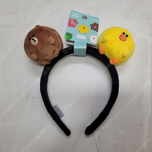카카오프렌즈 헤어밴드(브라운&샐리 머리띠)