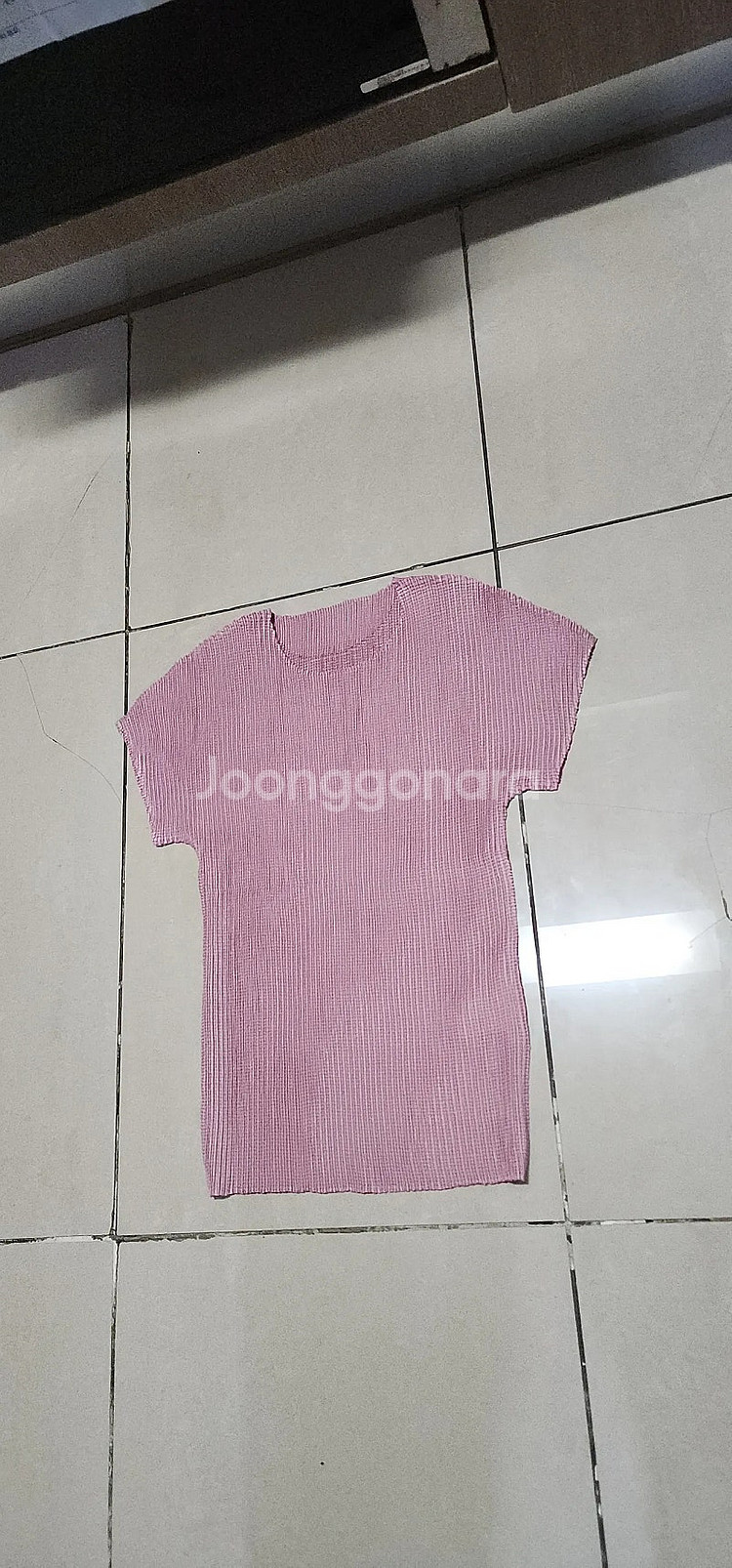 에바큐브 플리츠 반팔/와이드팬츠 각각--0