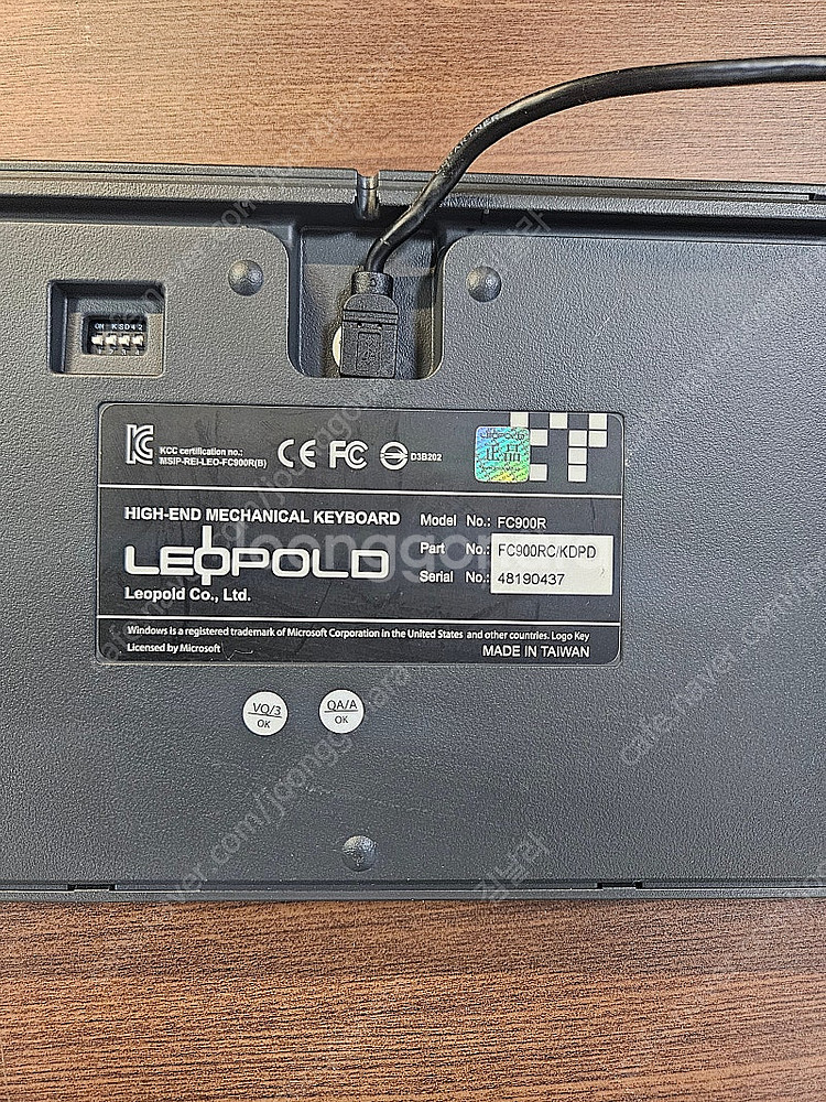 레오폴드 FC900R PD 그라파이트 화이트 한글 갈축--1