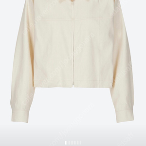 the CASHMERE 더캐시미어 린넨 블렌드 칼라 집업 자켓