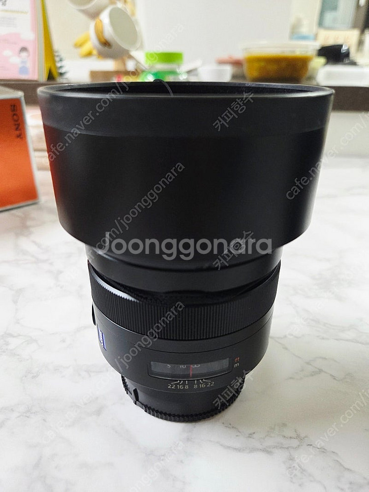 소니 알파마운트 Zeiss 85mm F1.4 ZA 렌즈--4