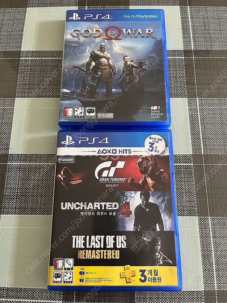 ps4 플스4갓오브워+(언차티드4,그란투리스모 스포츠.--0