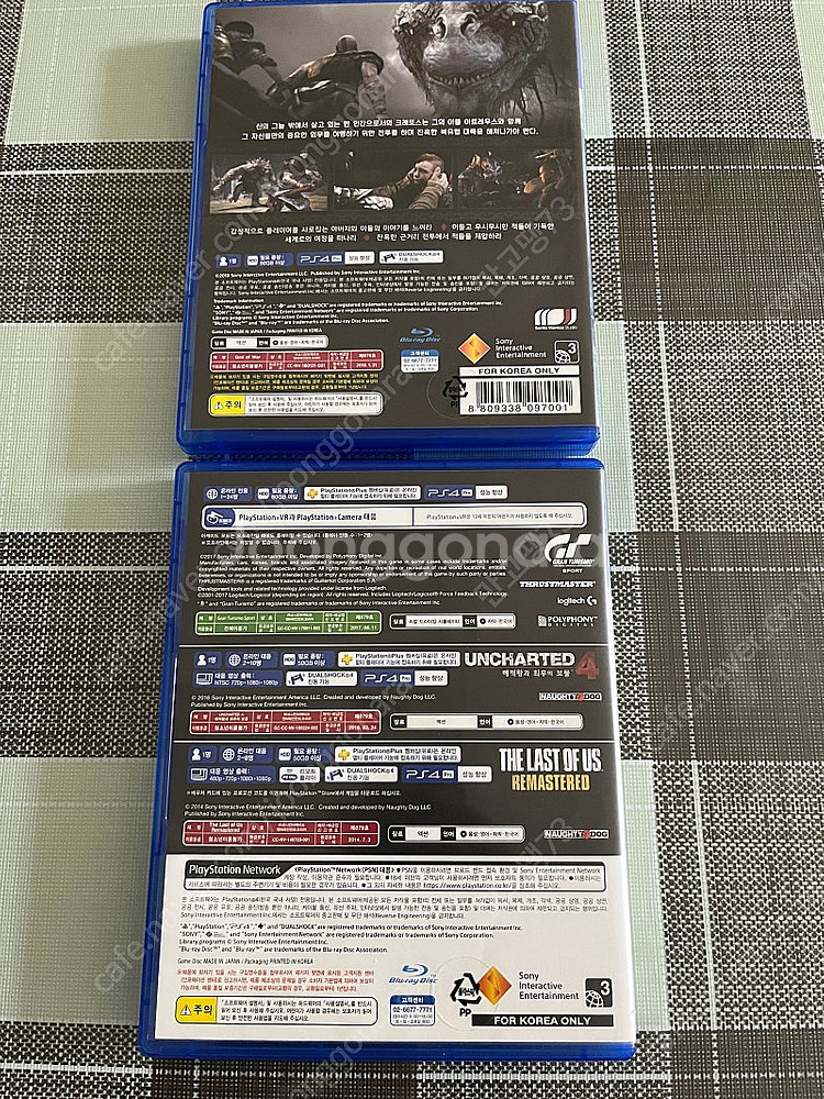 ps4 플스4갓오브워+(언차티드4,그란투리스모 스포츠.--1