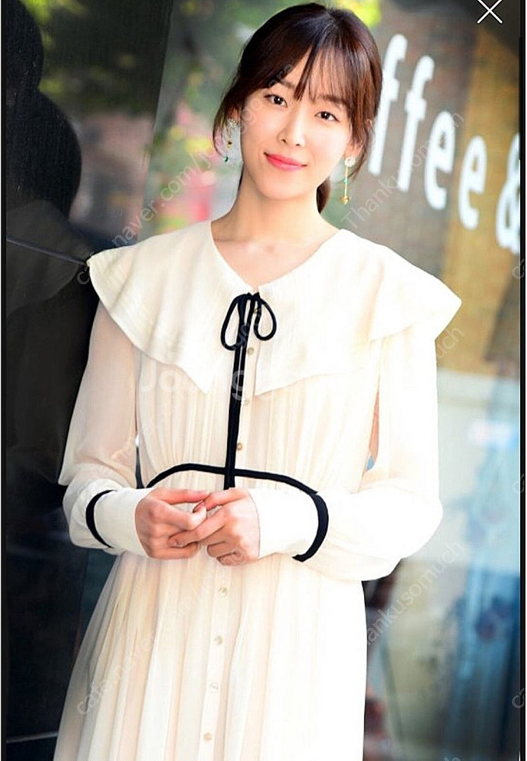 쟈닛헤이재즈 아이유 이솜 픽 쉬폰드레스--5