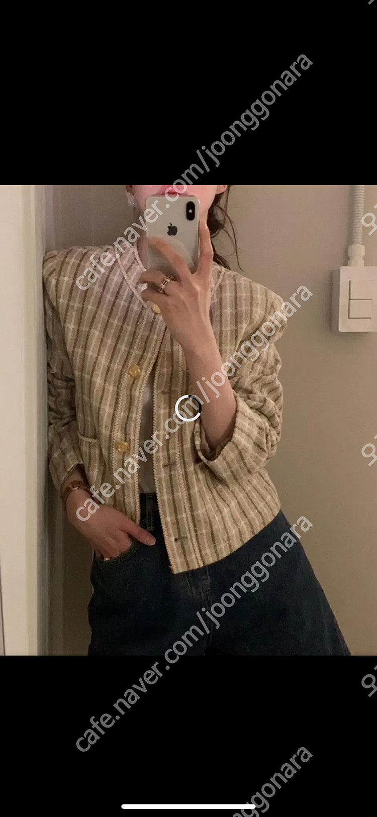 오브제 트위드자켓--2